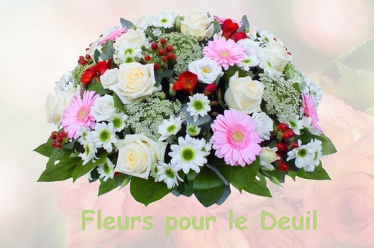 fleurs deuil PONT-L-EVEQUE